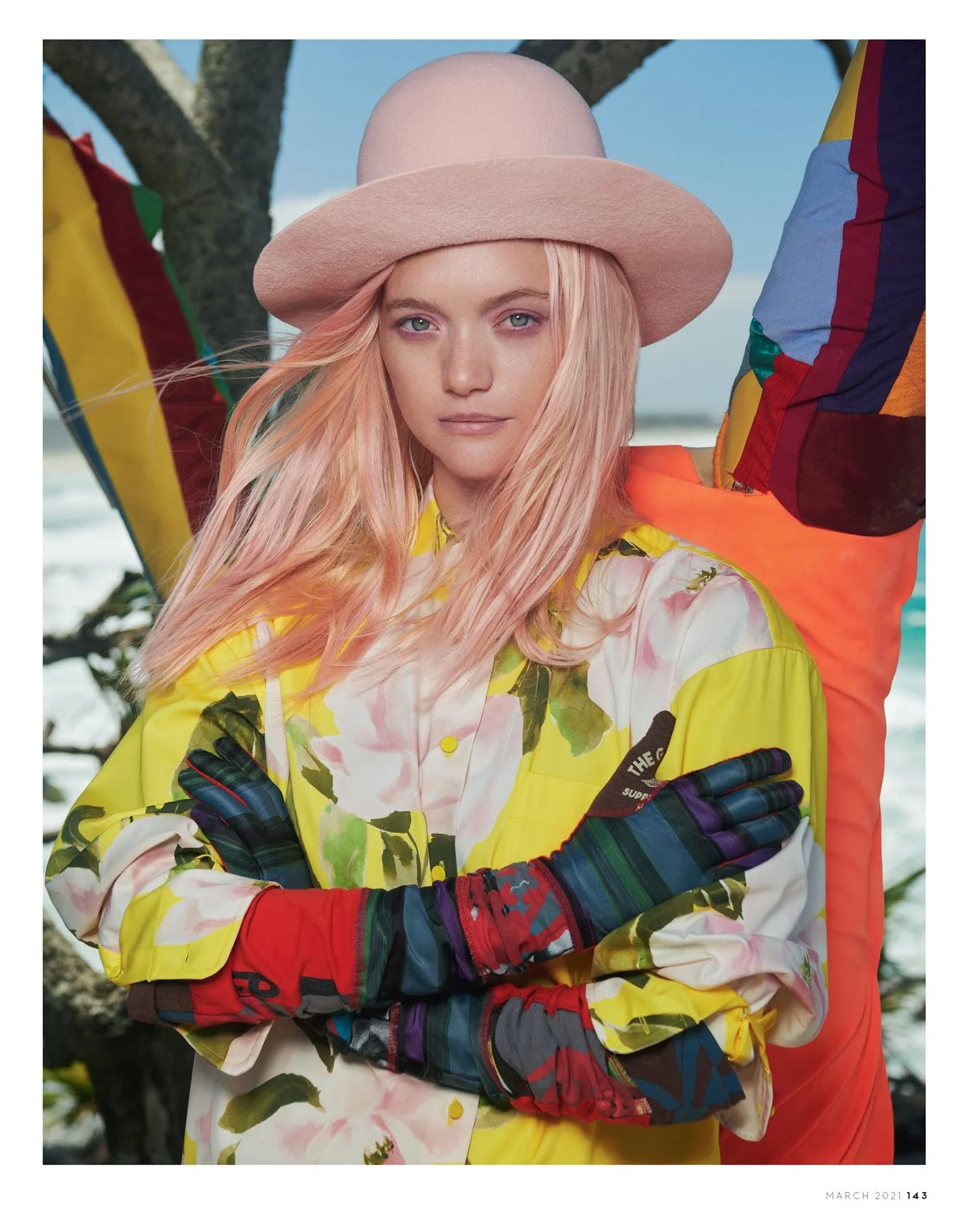 Gemma Ward Goes Bold In Artistic Optimism for Vogue Australia